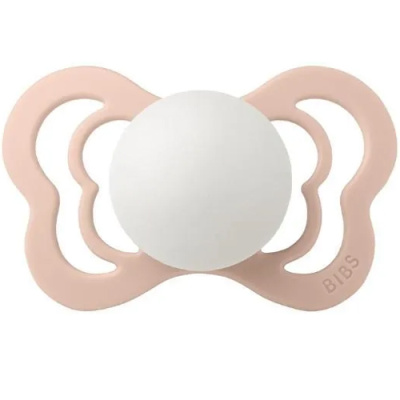 Соска-пустышка силиконовая ночная 6+ месяцев BIBS Couture Blush Glow 1510256 1